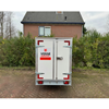 04. Gesloten aanhanger met deuren enkelasser 250 x 130 x 150 cm