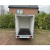 04. Gesloten aanhanger met deuren enkelasser 250 x 130 x 150 cm