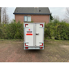 05. Gesloten aanhanger met deuren dubbelasser 300 x 130 x 150 cm