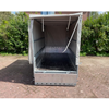 06. Gesloten huif aanhanger enkelasser 250 x 130 x 150 cm (750KG)