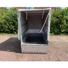 Gesloten aanhanger enkelasser 250 x 130 x 150 cm