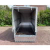07. Gesloten huif aanhanger dubbelasser 300 x 130 x 150 cm (750KG)