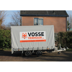 09. Gesloten aanhanger 3,30 x 1,70 x 1,75 meter (2700KG)