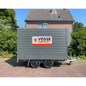 11. Gesloten (verhuis) aanhanger 2,90 x 1,65 x 1,80 meter (2000KG)